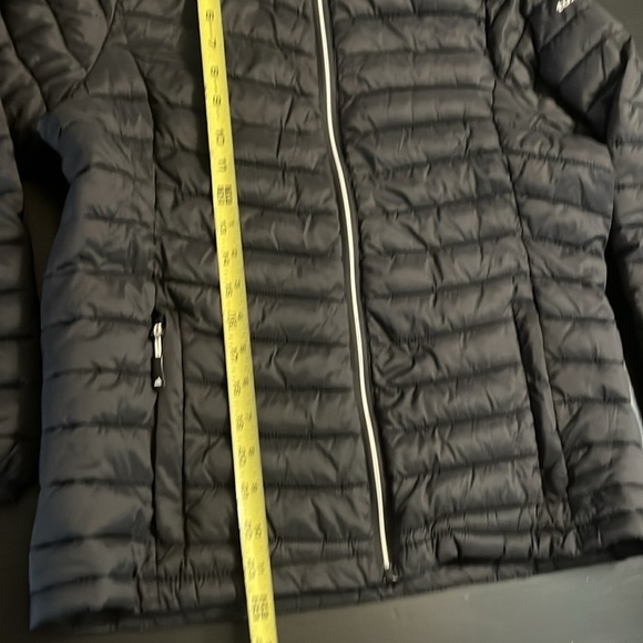 Tuxer Black Puffer Jacket with Hood - Picture 3 of 7